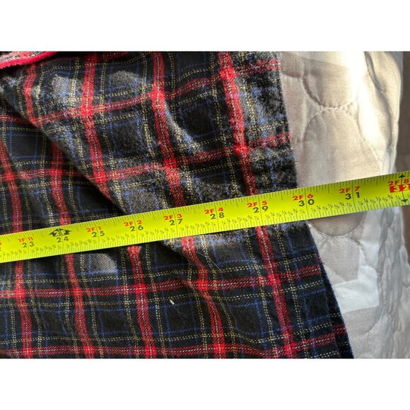 Polo Ralph Lauren Vintage Plaid Night Shirt Top L/XL, Flannel - Picture 5 of 6